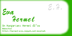 eva hermel business card